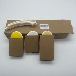 3-in-1 Foldable Back Brush Set with Soft, Stiff, and Loofah Sponge